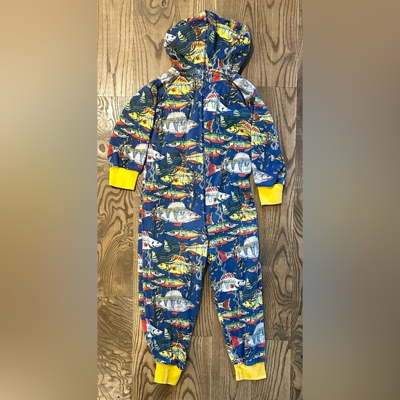 We call them “Saturday Suits” - lined hooded full jumpsuit fish - Picture 8 of 9